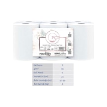 Pçt Hareketli Havlu 4 KG 6 Rulo