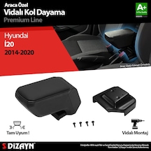 S-dizayn Hyundai İ20 Kol Dayama Kolçak Abs Vidalı Siyah 2014-2020