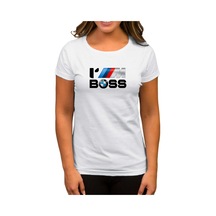 BMW IM BOSS Beyaz Kadın Tişört Beyaz