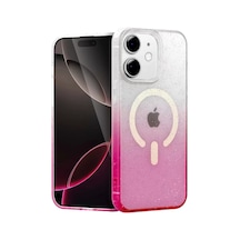 Newface Apple İphone 11 Pummel Shiny Magsafe Kapak - Pembe