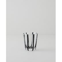 English Home Stripe Cam El Yapımı Bardak 240 Ml Siyah
