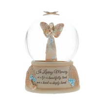 19061 Light Your Way Memorial In Loving Memory Musical Water Globe 100mm Diğer