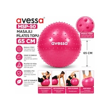 Avessa Msp-50 Masajlı Pilates Topu 65 Cm Pembe