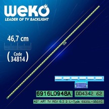 42 Art Tv Rev 0.3 2 L-type 6920l-0001c - 46.7 Cm 54 Ledli - Wk-696 Çok Renkli