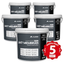 Alkoru 5 Adet 13 Kg Bitüm 1k Likit Membran Avantaj Paket