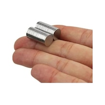 Yuvarlak Neodyum Mıknatıs, 10 Mm X 1 Mm Ölçüler İle 10 Adet Güçlü Magnet