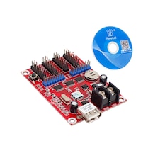 Powermaster Ux4 Tf-a6u 4'lü Usb Led Panel Kartı 4x8
