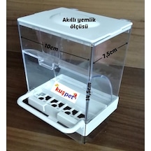 Kanarya Muhabbet Kuşu Akıllı Yemlik Kuş Yemliği