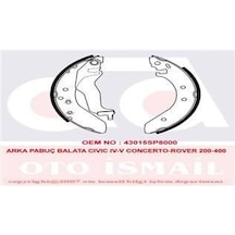 TRW GS6246 KAMPANA BALATA CIVIC IV 95-01 CONCERTO 89-99 / 25 99-0