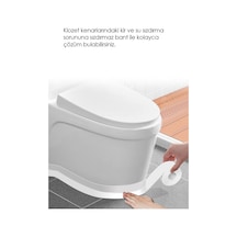 3.2m Banyo Küvet Mutfak Lavabo Su Sızdırmaz Bant Su Geçirmez Kenar Bandı Sızdırmazlık Tamir Beyaz
