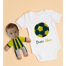 Bitmeyenkartus Bk Kids Kişiye Özel Fotoğraflı Bebek Yastık Ve Bebek Body Zıbın H (550905867) Çok Renkli