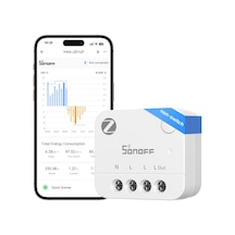 Tr Mını-zb1gp, Mını Pm, Zigbee 3.0, Akıllı Enerji Ölçüm Cihazı, Zigbee Hub Gerekli, Nötr İletken Gerekli, Akım