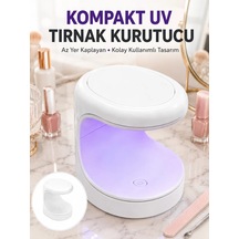 Seyehat Tipi Mini Oje Kurutucu Ultraviole Mor Işık Protez Tırnak Kurutucu Yeni Nesil Mh-hs1491-1698