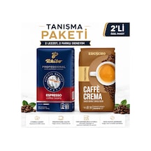 Tanışma Paketi Proffesional Espresso Beans Ve Eduscho Caffe Crema Çekirdek Kahve 1'er Kg