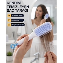 Kargo Kendini Temizleyen Ergonomik Saç Tarağı Abs Gövde, Silikon Diş Najmaddin