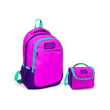 Coral High Pembe Mor Çanta Ve Beslenme Seti