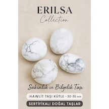 Sertifikalı Doğal Havlit Taşı Kütle 30-35 Mm Sakinlik Bilgelik