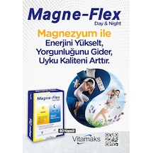 Magneflex Day & Night, Magnezyum 60 Kapsül, 30 Gündüz 30 Gece Kapsül