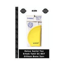 Delux Serisi Yaz Erkek Tatil Sc-807 Silikon Bone Sarı