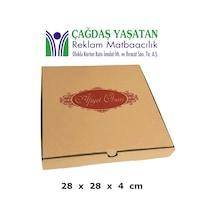 28 X 28 Pizza Kutusu 100 Adet - 033