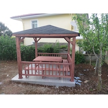 Şen Mobilya Gölgelik Pergola P089 Maun