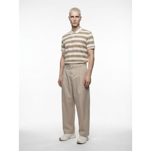 Baggy Fit Erkek Pantolon Taş