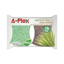 A-plex Sisal Selülozik Bulaşık Süngeri 2'li - 8 Adet Tarı