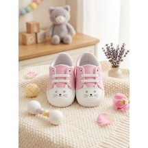 Pamily Baby Kız Bebek Patik Pembe Beyaz