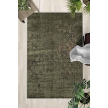 Kaymaz Taban Yıkanabilir Halı Mutfak, Salon, Yatak Odası İçin Modern Dijital Baskı Halı Slnhalı 1 - 0066 Çok Renkli