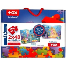 Tox Deniz Kızı 5+ Keçe Yapboz 5 Yaş Puzzle T041