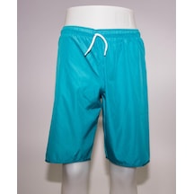 Erkek Deniz Şortu  Uzun Diz Üstü  Boardshort Fileli Meridyendukkan Olaıan