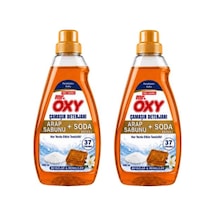 Oxy Arap Sabunu Ve Soda Katkılı Çamaşır Deterjanı Beyazlar Ve Renkliler 1480 Ml X 2 Adet