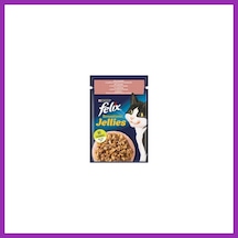 Felix Pouch Sensation Jellies Somonlu Ve Karidesli Yetişkin Kedi Konservesi 6 Adet 85 Gr Bty
