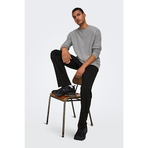 Only & Sons Erkek Onsmark Regular Fit Chino Pantolon 22033199 Siyah Siyah