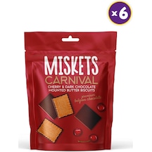 Vişneli Bitter Çikolatalı Petibör Bisküvi 50 Gr X 6 Adet