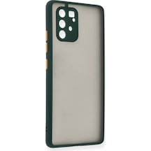 Samsung Galaxy Uyumlu, A91 / S10 Lite Kılıf Montreal Silikon Kapak - Yeşil