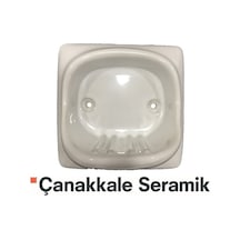 Kale Porselen Vintage Sabunluk Beyaz