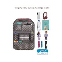 Bod Deri Kapitone Düzenleyici Cunda Serisi Siyah-Beyaz