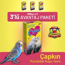 Çapkın Muhabbet Kuşu Yemi - 3 Adet 300 G