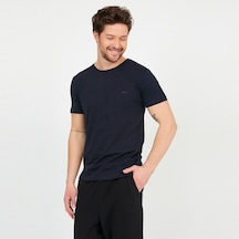 Slazenger SANDER KTN Erkek  Lacivert Tişört