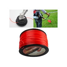 3lb Hat Mili Çim Halat Naylon Kesim Çim İpi, Size:3.0mm Square