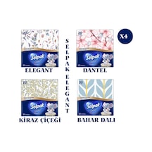 Selpak Deluxe Elegant Design Desenli Peçete 4 Paket