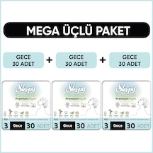 Bio Natural Premium Plus Ped Mega Paket Gece 30x3 90 Adet