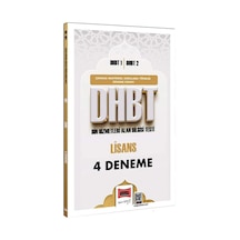 Yargı Yayınları Dhbt 1-dhbt 2 Lisans 4 Deneme Sınavı