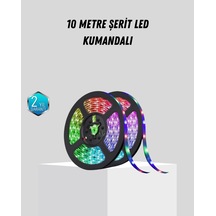 Hubrendy Tekno Smart Şerit Led Işık Uzaktan Kumandalı, Usb Girişli, Müzik Modlu