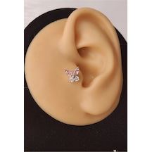 Kelebek Modeltragus Helix Piercing Ear Cuff Kıkırdak Çelik Küpe