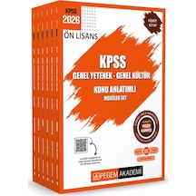 2026 Kpss Ön Lisans Konu Anlatımlı Modüler Set Genel Yetenek Genel Kültür 6 Kitap