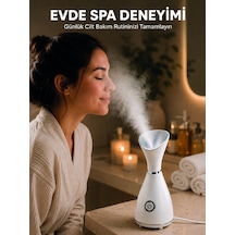 Nano İyonik Buhar Cihazı Tek Tuşla Kullanım Yüz Bakım Makinesi - Lisinya