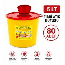 5 Lt Tıbbbi Atık Kutusu 80 Adet