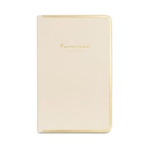 Victorias Jour Monaco Vegan Deri Sert Kapak Defter 96 Yp 13x21 Çiz Krem